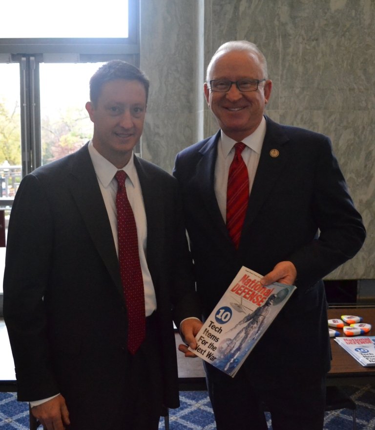 R3's Marc Tranchemontagne with Representative "Buck" McKeon EOD, IED, HASC